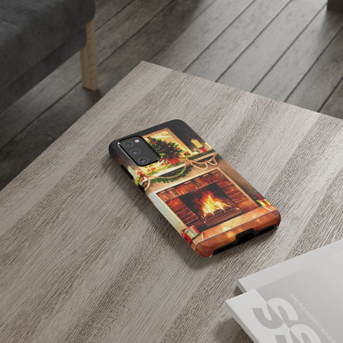 Warm Chirstmas Hearth - Impact Resistant Phone Case